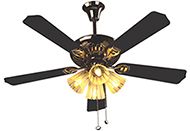 VGL Black ceiling fan