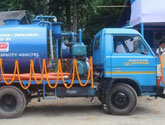 V-Guard provided a cesspool emptying truck to Rangpo Nagar Panchayat as part of its Swachh Bharat initiative.