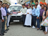 2.3 Provided Ambulances to Holy Cross Dispensary at Danewala, Fazilka, Punjab  as part of 40th Anniversary - 40 Ambulances across India