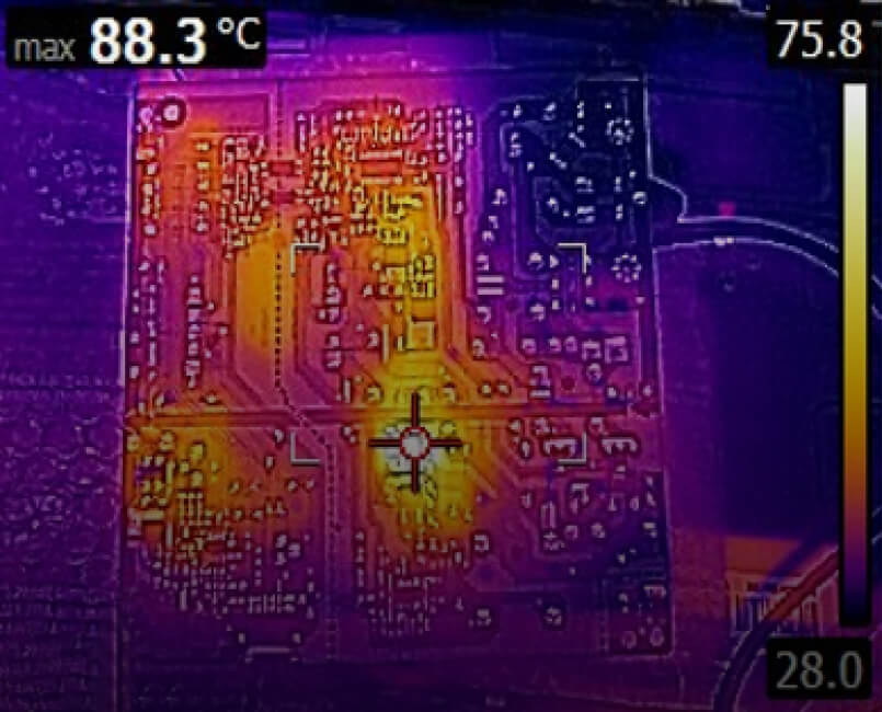 Heat Map @ 270V (High voltage)